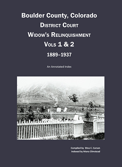 Widow's Relinquishments