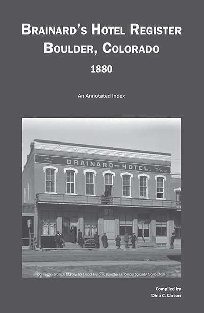 Brainard's Hotel Register 1880